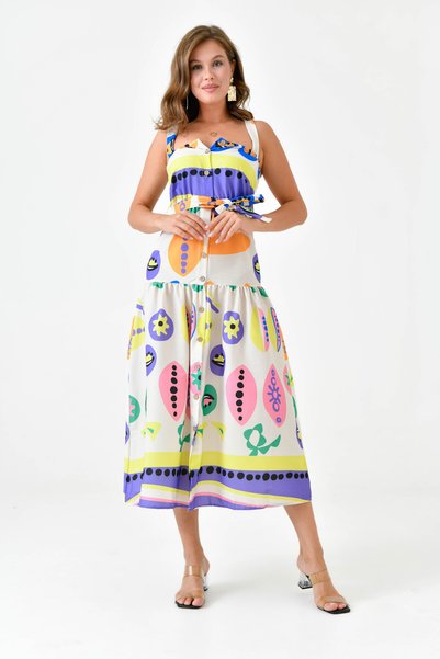 WOMAN VISION Rochie maxi cu bretele