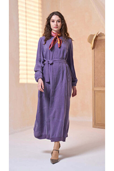 MissWhence Elegant Belted Maxi Dress for Women