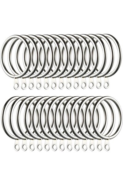 Morvena Picks Pachet 30 buc - Inele metalice pentru perdele - cu inele de fix...