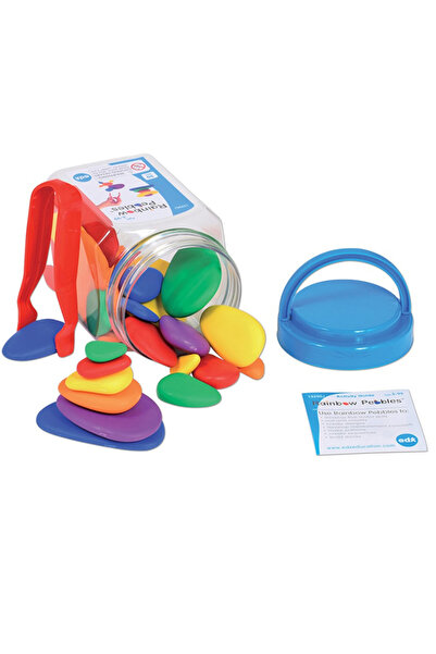 Edx Education Edx Rainbow Pebbles - 30 Pcs
