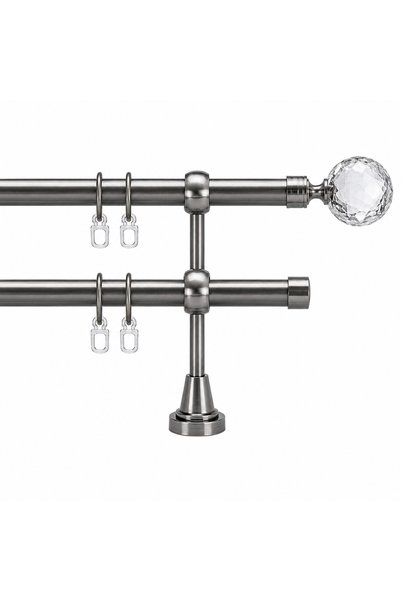 CasaRossaTextil Casa Rossa | Galerie Metalică Dublă 160cm - Nr07 | 19/25 mm |...