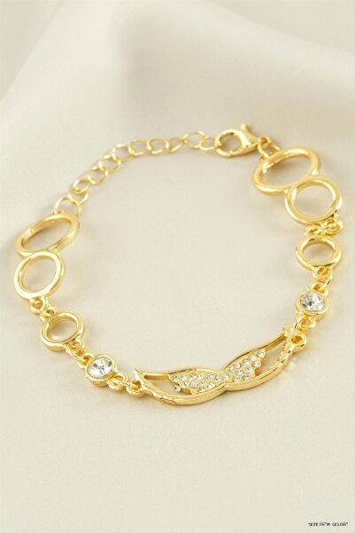 ZERO LAND Spt-Gld with Stone (114628) Bracelet Yellow