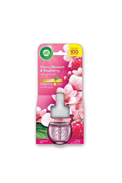 Air Wick Scented Oils Refill with Cherry Blossom & Raspberry Scent 19 ml