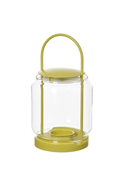 OEM Felinar lumânare pastilă int/ext 21 cm galben TOFSAND Lanterne de interior