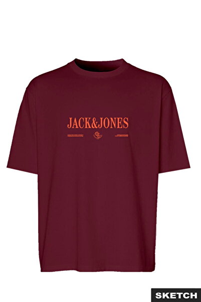 Jack & Jones Men's Chest Printed Crew Neck T-Shirt - Frederiksberg