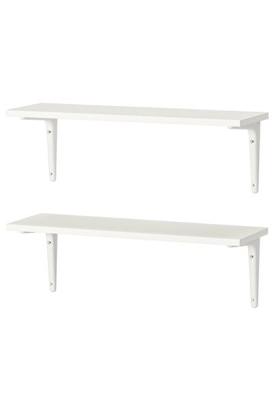 OEM Combinaţie etajeră 59x20 cm alb/alb BURHULT / SIBBHULT Etajere de perete ...