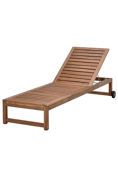 OEM Şezlong exterior maro deschis vopsit NÄMMARÖ Şezlonguri & hamace