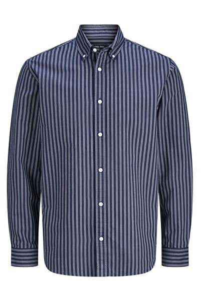 Jack & Jones Cămașă cu mânecă lungă din țesătură Oxford pentru bărbați - Harvey