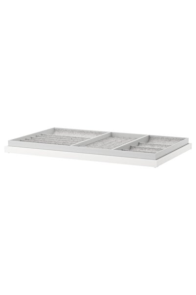 OEM Tavă culisantă cu organizator 100x58 cm alb KOMPLEMENT PAX organizatoare ...