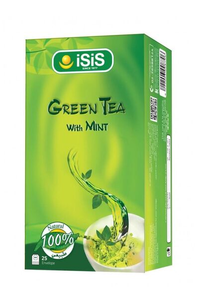 ISIS شاي أخضر بالنعناع الطبيعي