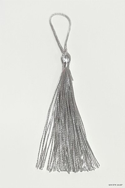 ZERO LAND Spt-Gld 1 Piece Cotton Tassel 14 (111647) cm Gray