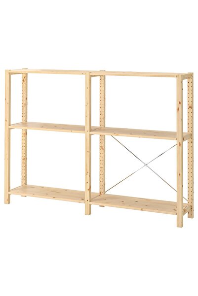 OEM 2 secţiuni/poliţe 174x30x124 cm pin IVAR Combinații IVAR
