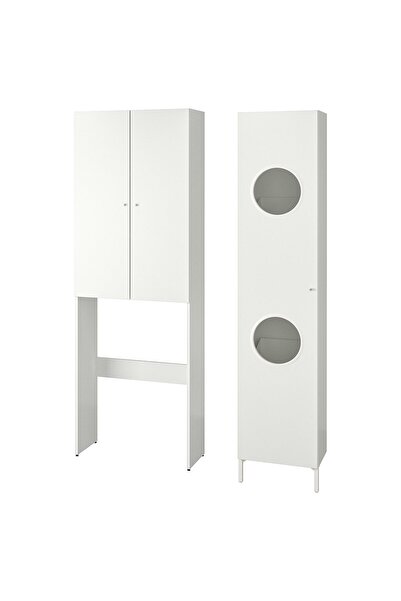 OEM Combinaţie depozitare pentru rufe 105x32x190 cm alb NYSJÖN Dulapuri şi du...