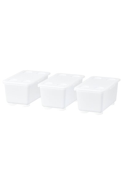 OEM Cutie cu capac 17x10 cm trnsp GLIS Cutii şi coşuri pentru copii