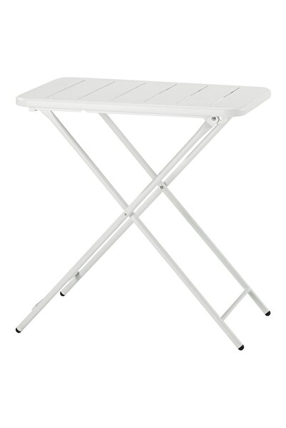 OEM Masă exterior 70x42 cm alb/pliant TORPARÖ Mese pentru exterior