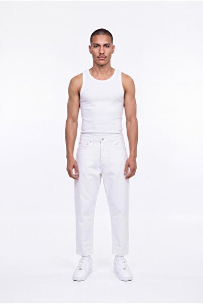 Machinist Men's Boyfriend Jean Trousers White