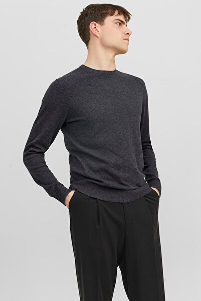 Jack & Jones Pulover tricotat pentru bărbați cu guler tip crew - Emil