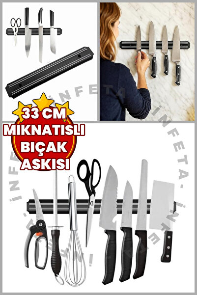 İnfeta Μαγνητική βάση μαχαιριών 33 εκ. από ανοξείδωτο ατσάλι Ισχυρή βάση στήρ...