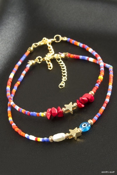 ZERO LAND Spt-Gld Mixed Miyoki Beads (110729) Bracelet Ebruli
