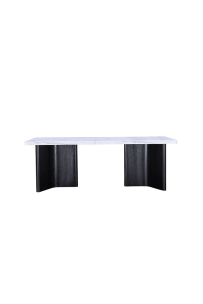 Baytonia 8-Person Dining Table - Ravel Collection - Black and White