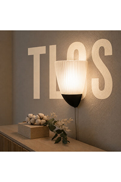 Home Tlos Lamp Shade - with Switch and Plug Connection