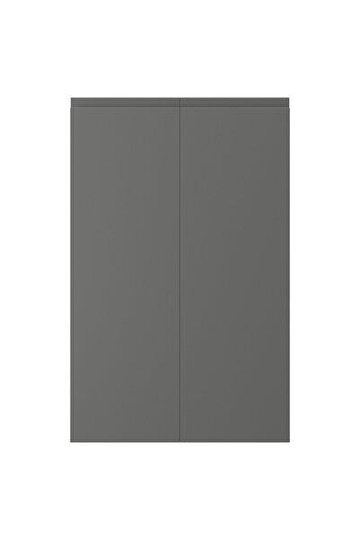 OEM Uşă corp bază colţ 25x80 cm dreapta gri închis VOXTORP Fronturi de bucătă...