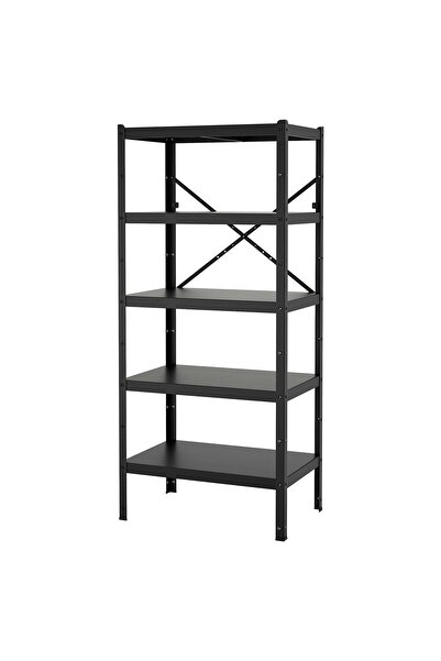 OEM Etajeră 85x55x190 cm negru BROR Combinații BROR