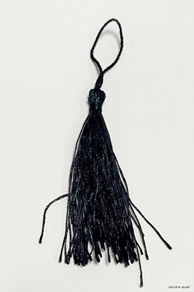 ZERO LAND Spt-Gld 1 Piece Cotton Tassel 14 (111644) cm Black