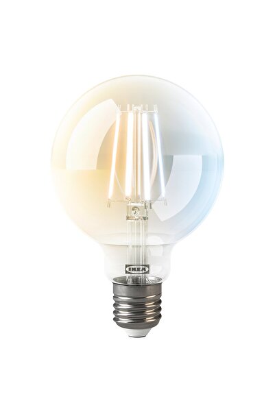 OEM Bec LED E27 806 lm 95 mm smart spectru alb/transparent/glob KAJPLATS Becu...