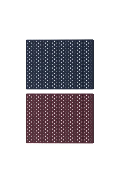OEM Panou perforat 76x56 cm 2 fețe/gri închis-albastru lila închis-roșu SKÅDI...