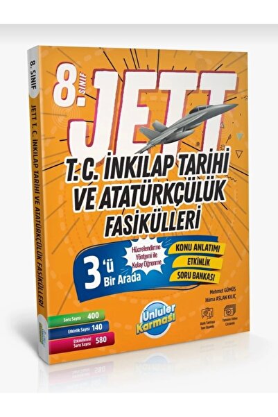 Ünlüler Karması ÜNLÜLER YAYINLARI 8.SINIF İNKILAP TARİHİ JETT FASİKÜLLERİ