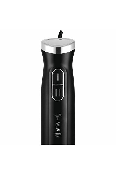 HALEY Blender Vertical De Mână HY-1131, 1500W, 2 Viteze, Funcție Pulse, Lame Și Tijă Oțel Inoxidabil