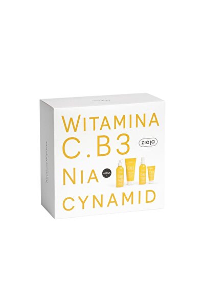 Ziaja Set cadou cu Vitamina C, B3 și Niacinamidă - Cremă revitalizantă 50ml +...
