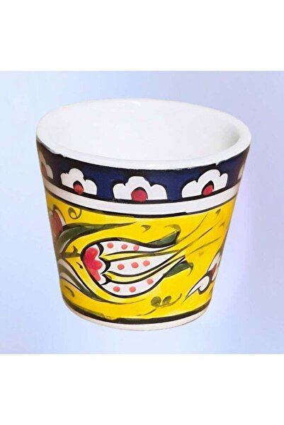 Generic Brand Handmade Ceramic Espresso Cup, Tea & Coffee Mug with Floral Design