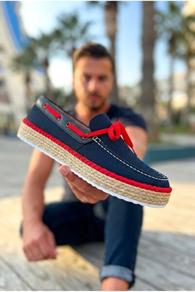 Zerenyus ZRC311 Premium Daily Lace-up Ανδρική Εσπαντρίγια από λινό, Μαύρο Κόκ...