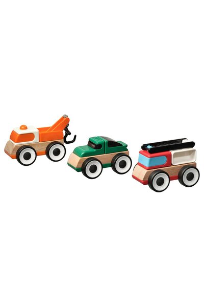 OEM Set vehicule, 3 piese mașină de pompieri mașină sport/mașină de tractare ...