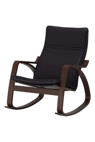 OEM Balansoar maro/Knisa negru POÄNG Fotolii din material textil