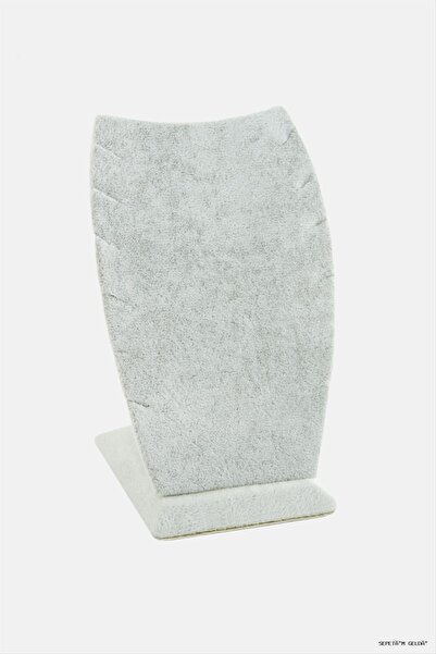 ZERO LAND Spt-Gld Anfora Necklace Stand (111139) 7.5X11 Gray