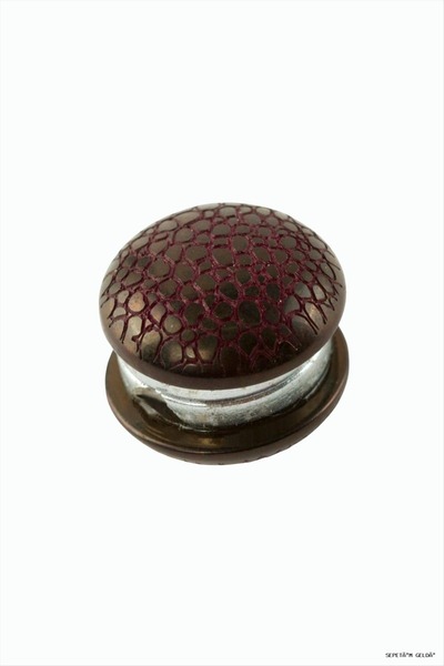 ZERO LAND Spt-Gld Ground Patterned Mug Scarf Magnet 1 (110003) Piece Burgundy