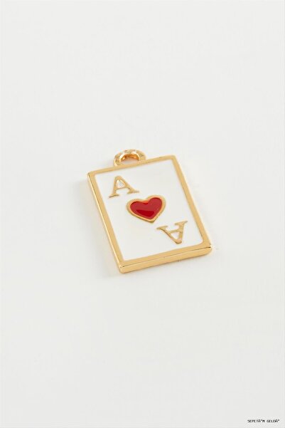 ZERO LAND Spt-Gld Tarot Enamel Necklace (165918) with Yellow Tip