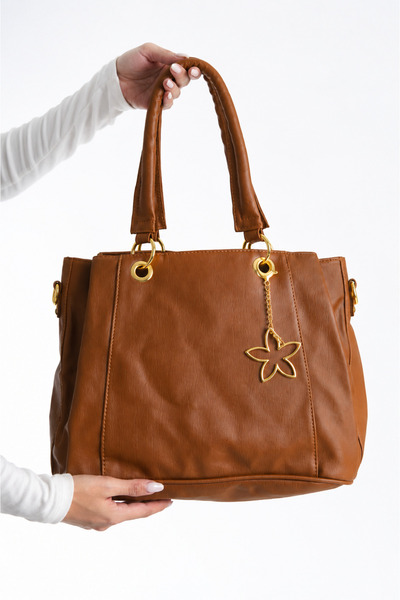 Solo Bag Women's Brown Shoulder and Arm Bag with Soft Leather Accessories