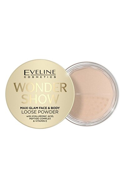 Eveline Wonder Show Maxi Glam Pudră liberă iluminatoare pentru față și corp 10g