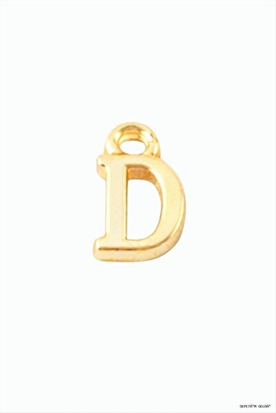 ZERO LAND Spt-Gld Yellow Colored Tassel Tip (105900) Letter D