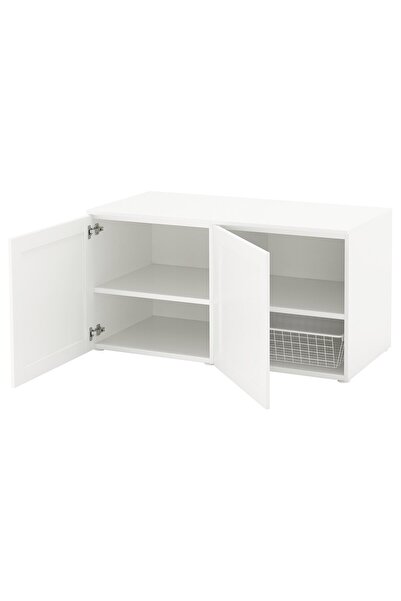 OEM Bancă depozitare 120x57x63 cm alb/Sannidal alb PLATSA PLATSA combinaţii