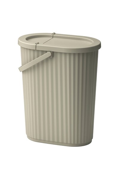 OEM Coş cu capac 26 l gri-bej DAMMÄNG Coșuri de sortare