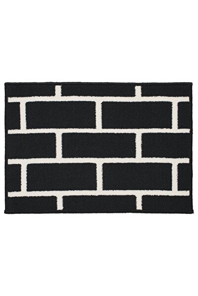 OEM Entrance Rug 40x60 cm black/brick pattern VÄNDPLATS Entrance mats