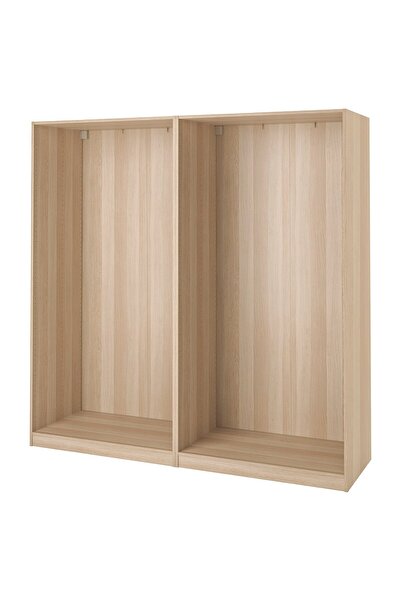 OEM 2 cadre dulap 200x58x201 cm stejar vopsit alb PAX Pax cadre pentru uși gl...