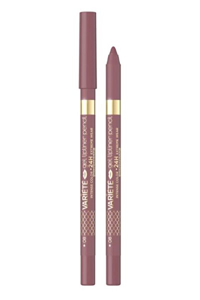 Eveline Variete Creion de buze gel rezistent la apă - 08 Dessert Rose 9g