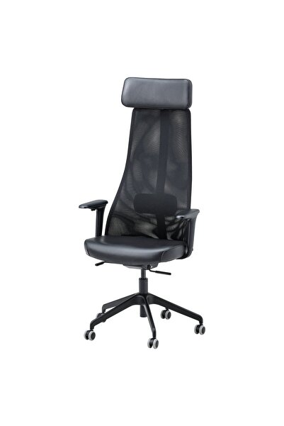 OEM Scaun rotativ cu brațe Glose negru JÄRVFJÄLLET Scaune de birou pentru uz ...