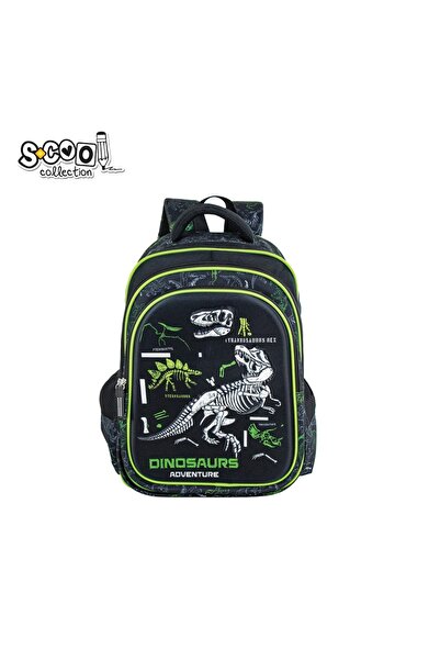 OEM Ghiozdan 3D DINOSAURS, 38x35x20 cm - S-COOL